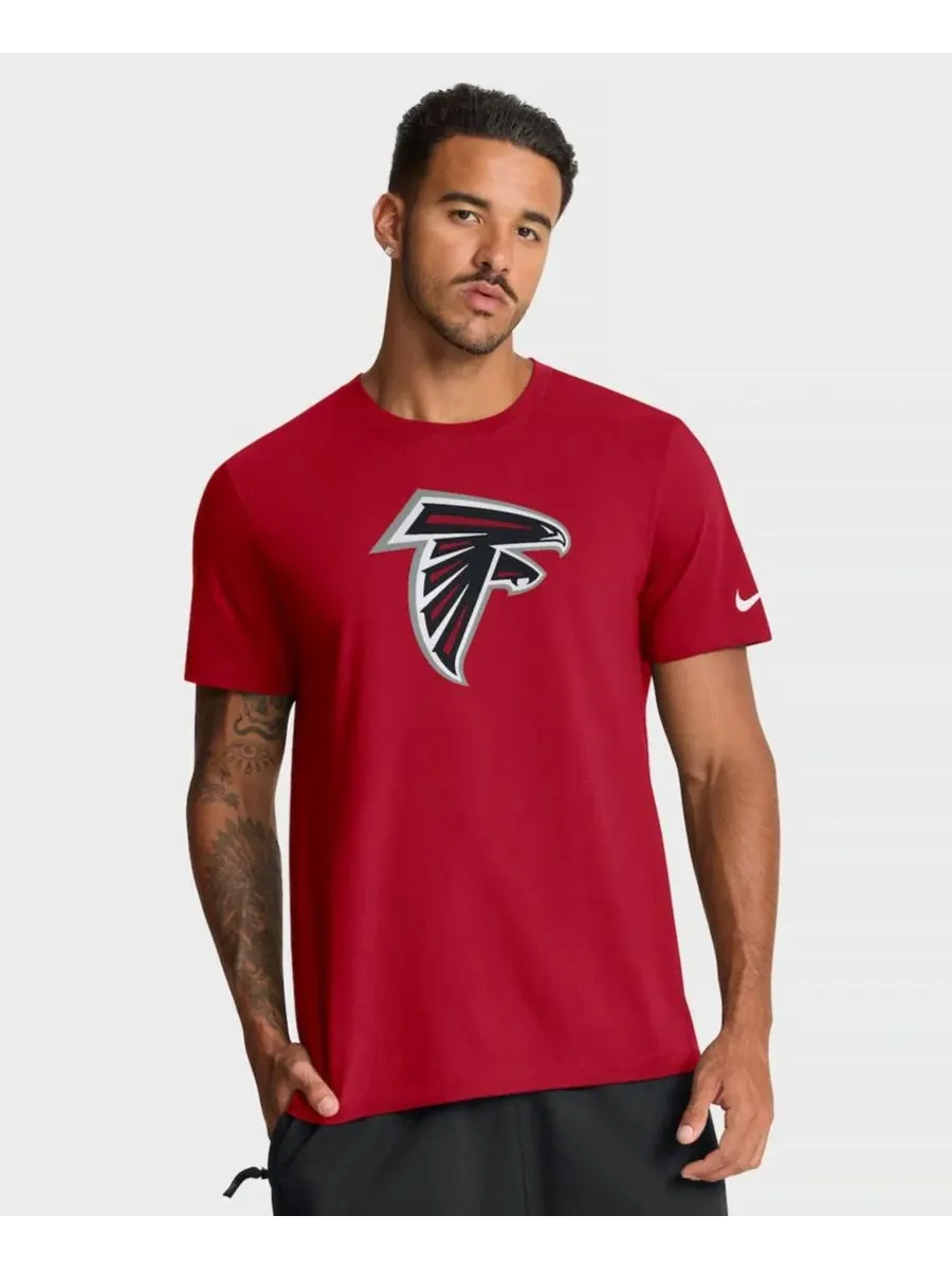 Футболка с принтом Atlanta Falcons Essential Logo Nike — изображение 1 из 5, красный