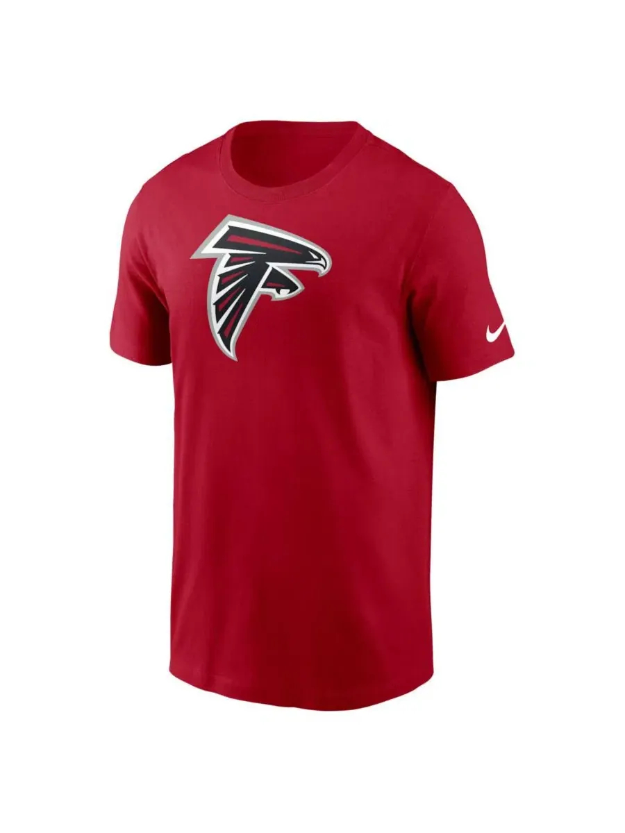 Футболка с принтом Atlanta Falcons Essential Logo Nike — изображение 2 из 5, красный