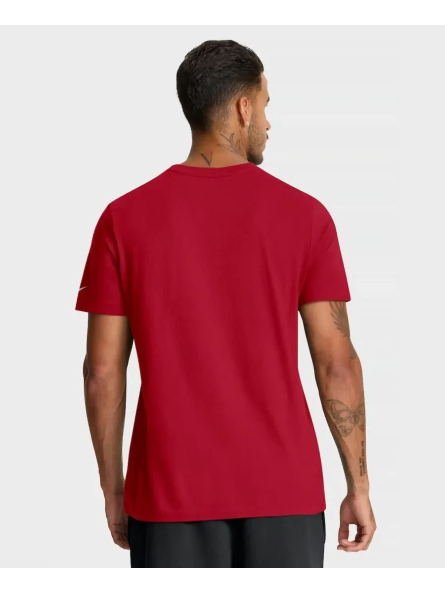 Футболка с принтом Atlanta Falcons Essential Logo Nike — изображение 4 из 5, красный