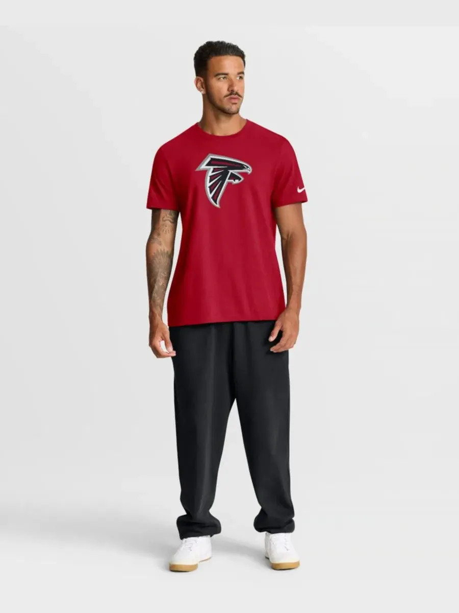 Футболка с принтом Atlanta Falcons Essential Logo Nike — изображение 5 из 5, красный