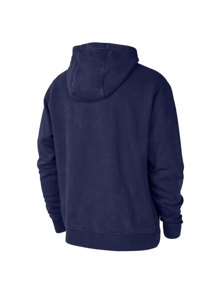 Худи-пуловер NBA All World Hoops Club Washed Nike — изображение 2 из 3, синий