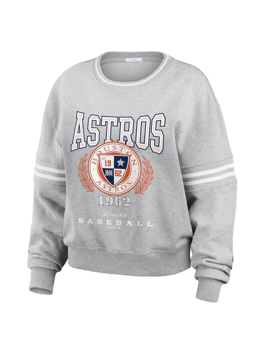 Свитшот с принтом Domestic Crest WEAR by Erin Andrews — изображение 2 из 3, серый
