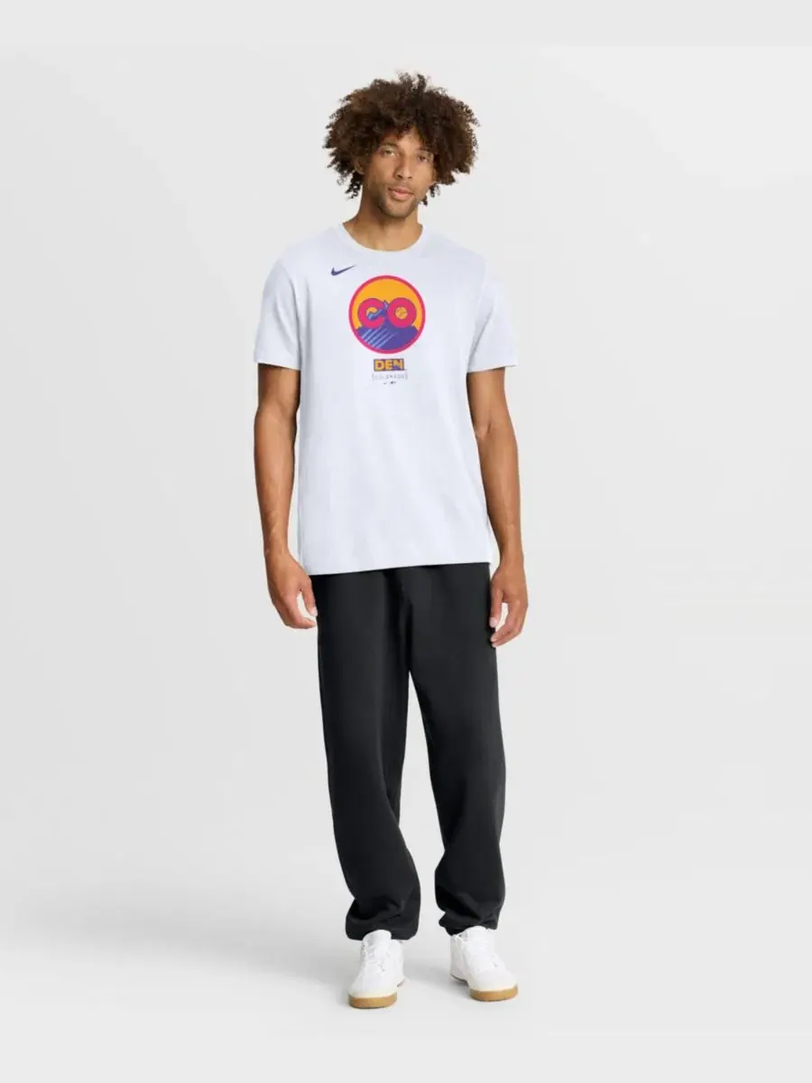 Футболка с принтом Colorado Rockies City Connect Large Logo Nike — изображение 5 из 5, белый