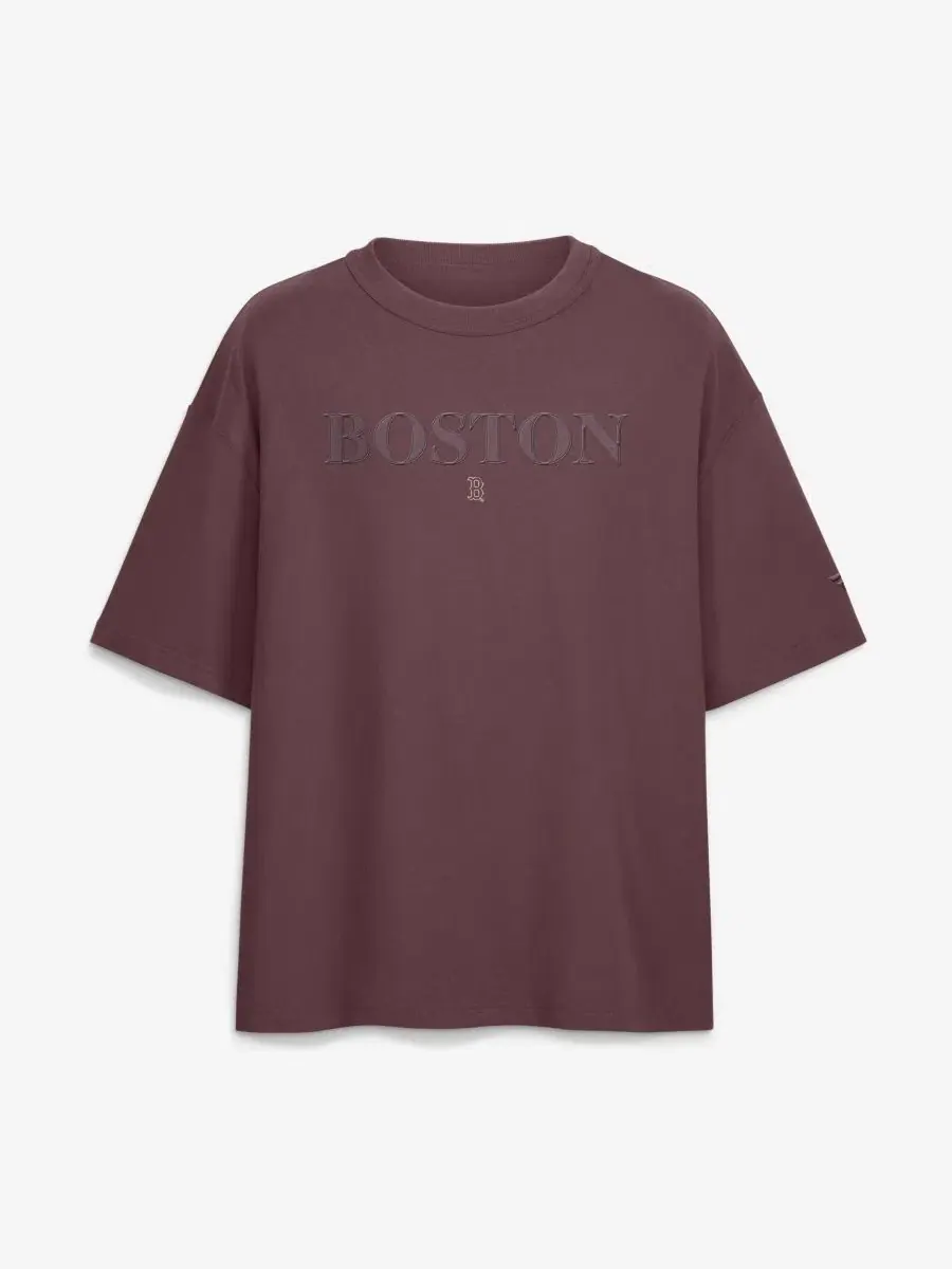 Футболка с принтом Elements Boston Red Sox Fanatics — изображение 1 из 2, коричневый
