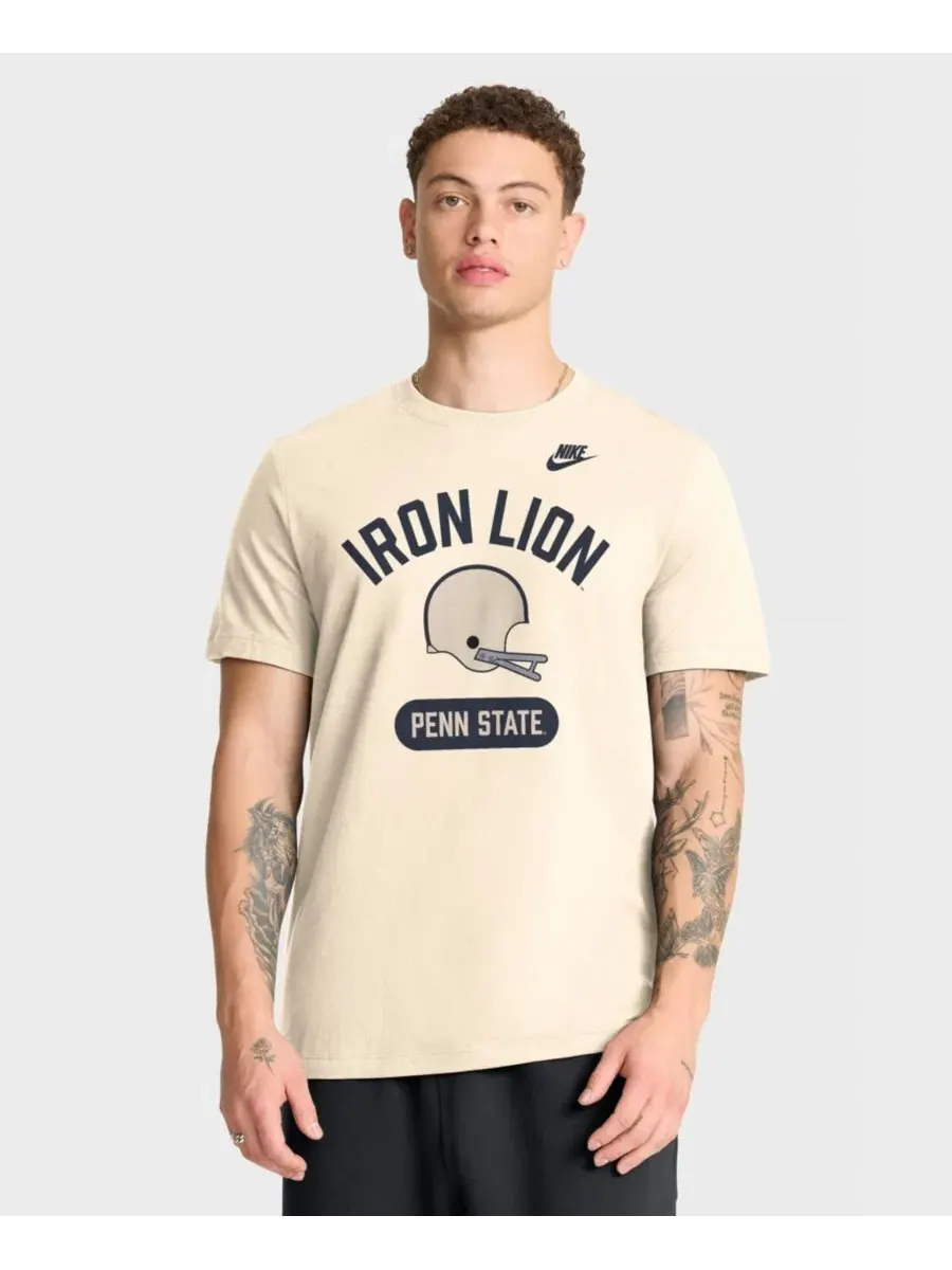 Футболка с коротким рукавом Legacy Arch Helmet Penn State Nittany Lions Nike — изображение 1 из 5, прозрачный