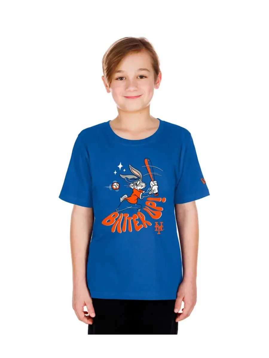 Футболка с принтом Looney Tunes New Era — изображение 1 из 4, королевский