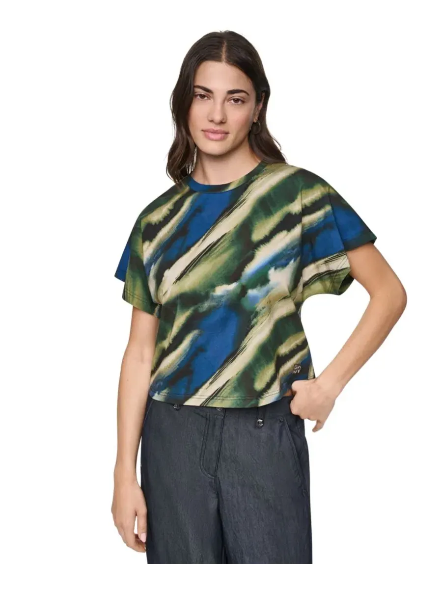 Женская футболка с коротким широким рукавом DKNY, Brushed Riverside — изображение 1 из 8