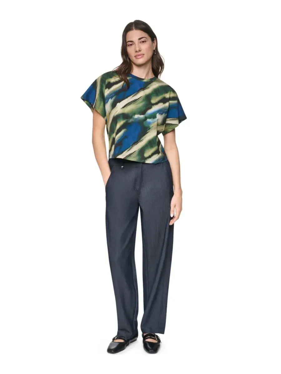 Женская футболка с коротким широким рукавом DKNY, Brushed Riverside — изображение 2 из 8