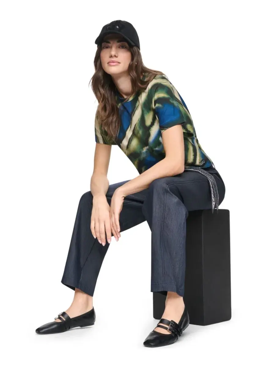 Женская футболка с коротким широким рукавом DKNY, Brushed Riverside — изображение 7 из 8