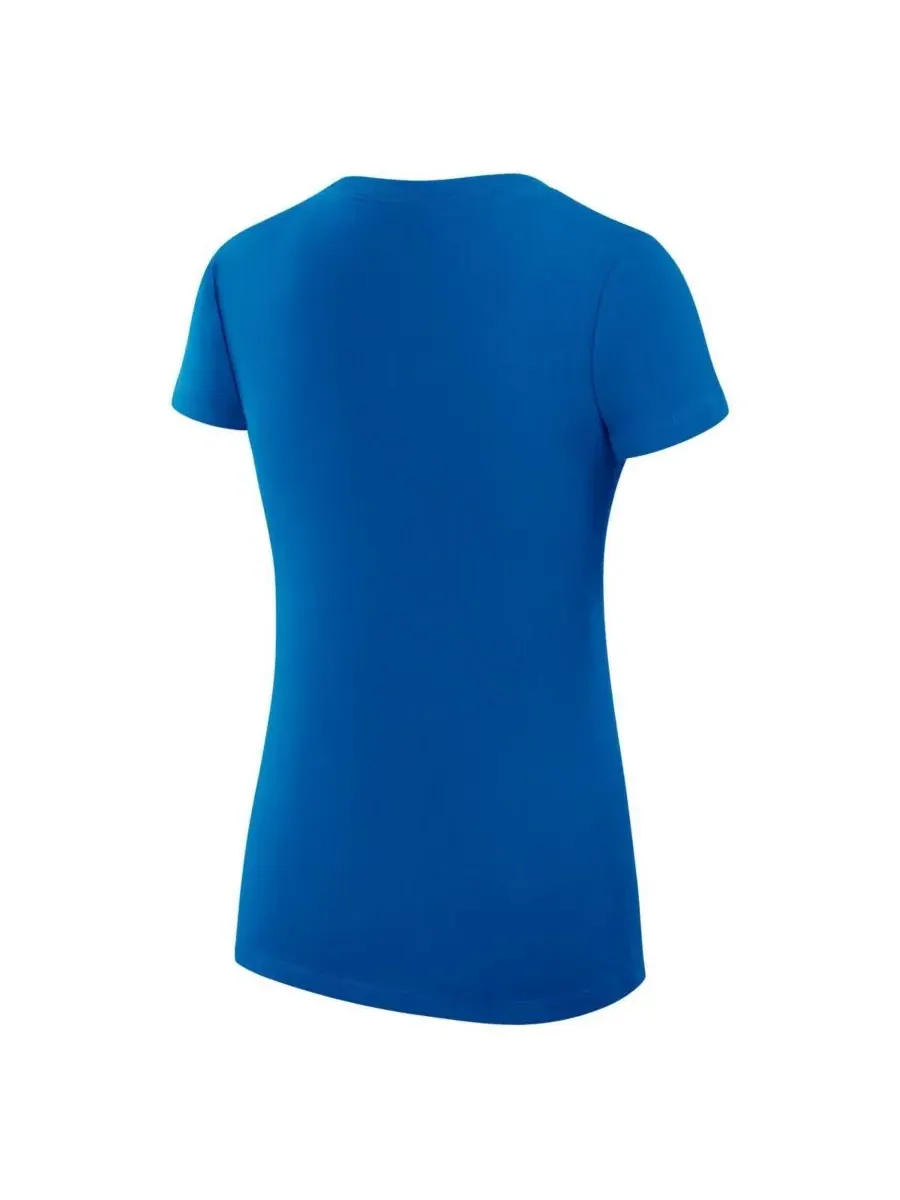 Женская футболка Royal Indianapolis Colts Super-Slim Fit Lightweight Subtle Football V-Neck T-Neck — изображение 3 из 3