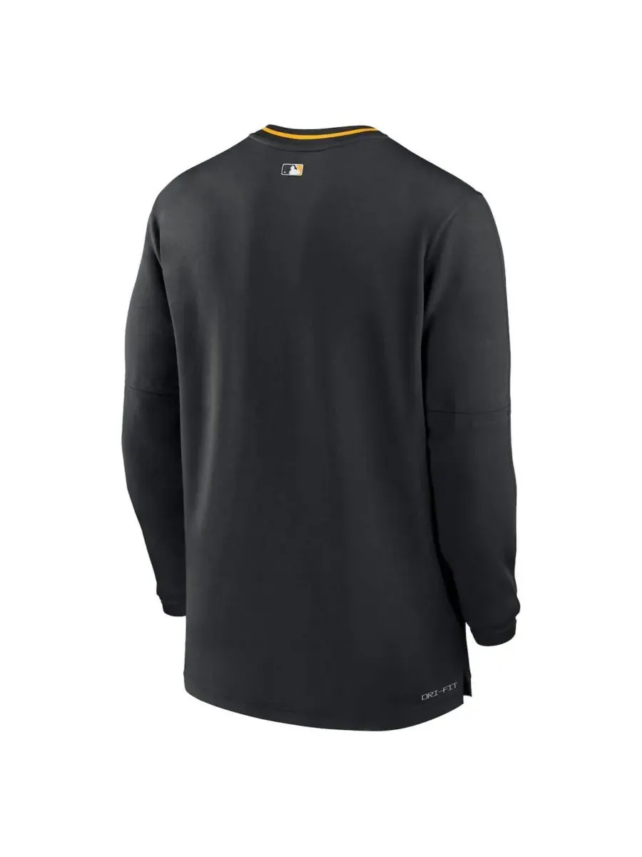 Nike Мужская черная футболка Pittsburgh Pirates Authentic Collection Performance с — изображение 3 из 3, черный