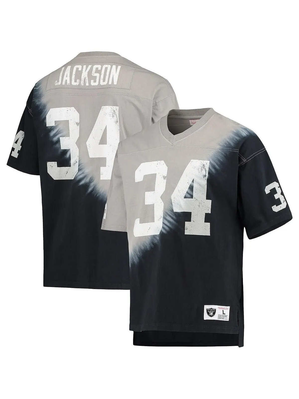 Мужская футболка bo jackson black — изображение 1 из 2, черный серебристый