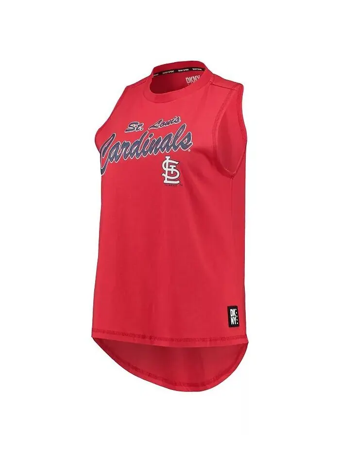 Женская красная майка St. Louis Cardinals Marcie Dkny — изображение 2 из 4