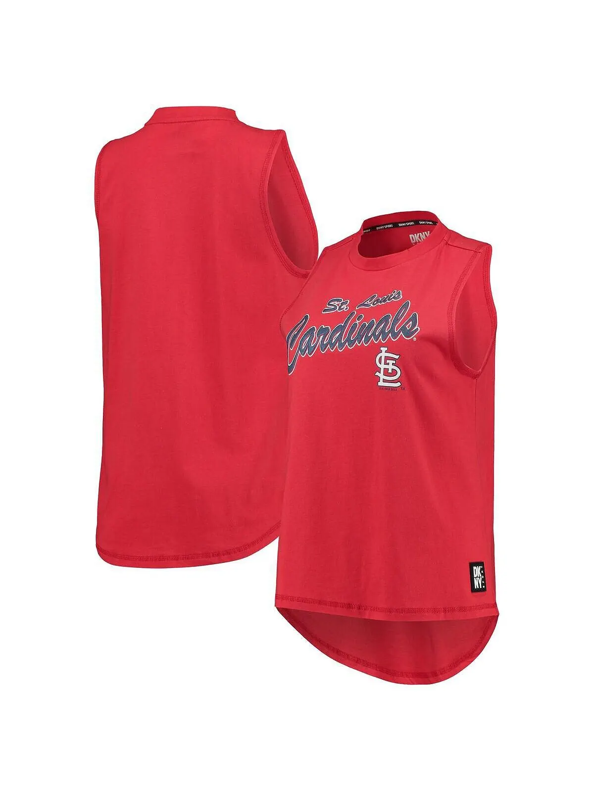 Женская красная майка St. Louis Cardinals Marcie DKNY