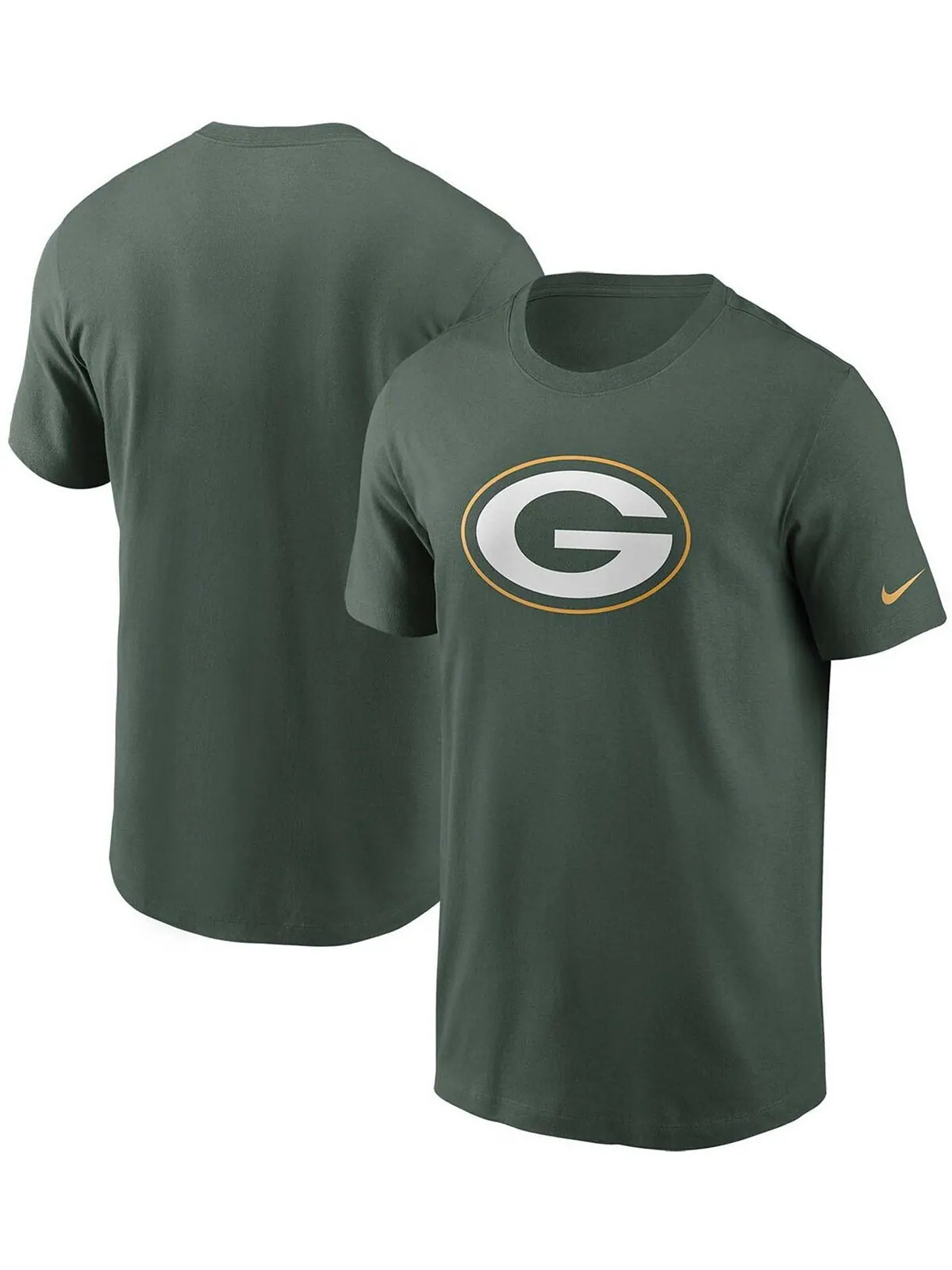Мужская зеленая футболка с логотипом Big and Tall Green Bay Packers Primary Nike — изображение 1 из 3, зеленый