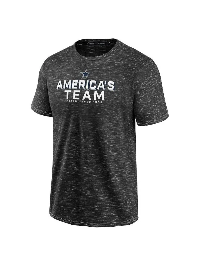 Мужская темно-серая футболка с логотипом Dallas Cowboys Component Fanatics — изображение 2 из 3, темно-серый