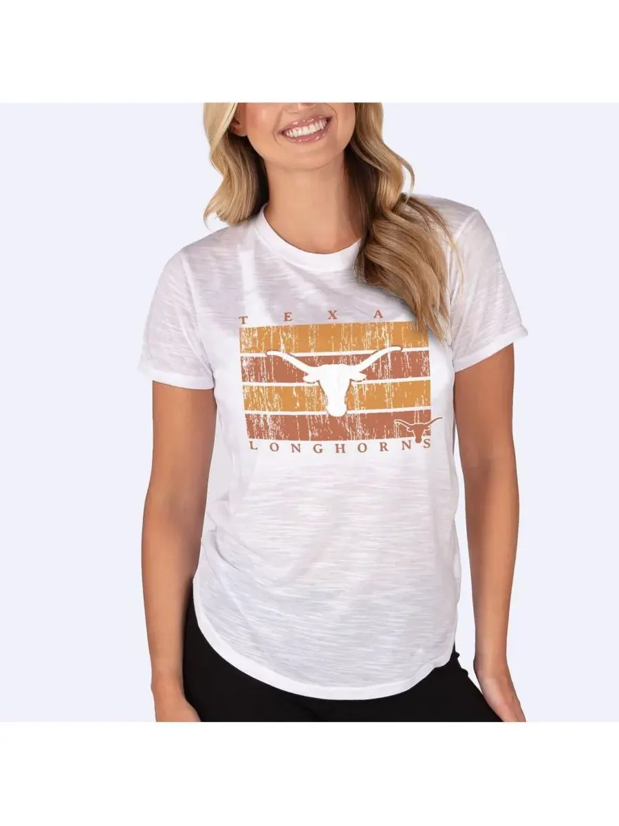 Concepts Sport Женская белая легкая трикотажная блузка Texas Longhorns Infuse — изображение 1 из 1, белый