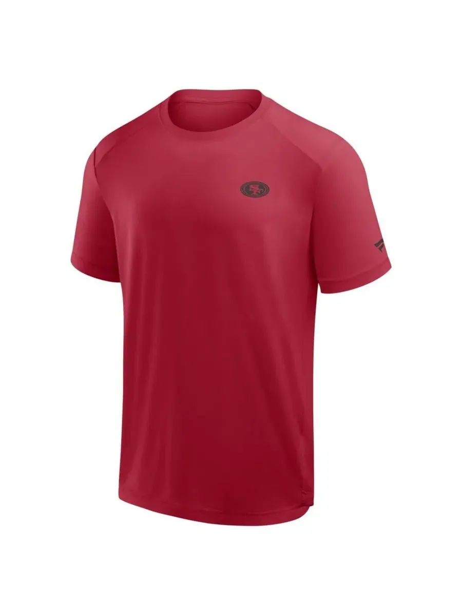 Мужская алая футболка San Francisco 49ers Front Office Move Mono Fanatics — изображение 2 из 3, черный