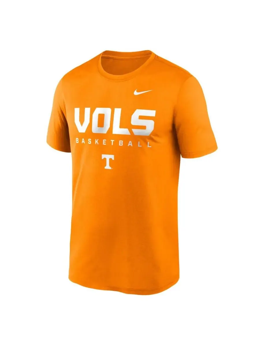 Nike Мужская футболка Tennessee Orange Tennessee Volunteers 2025 Courtside Basketball Legend Dri-FIT — изображение 2 из 3