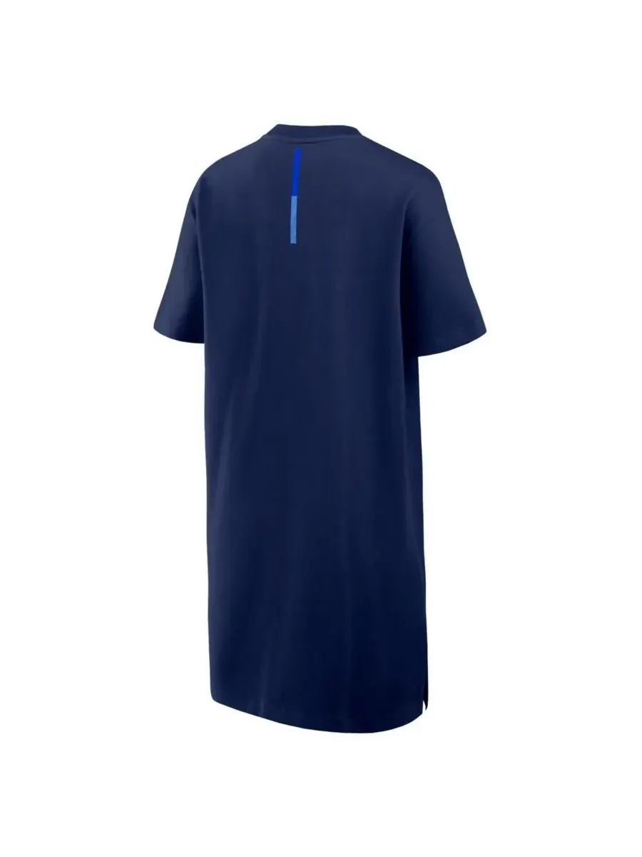 Fanatics Женское темно-синее платье-футболка Penn State Nittany Lions Elements Go Tri-Blend — изображение 2 из 3, темно-синий
