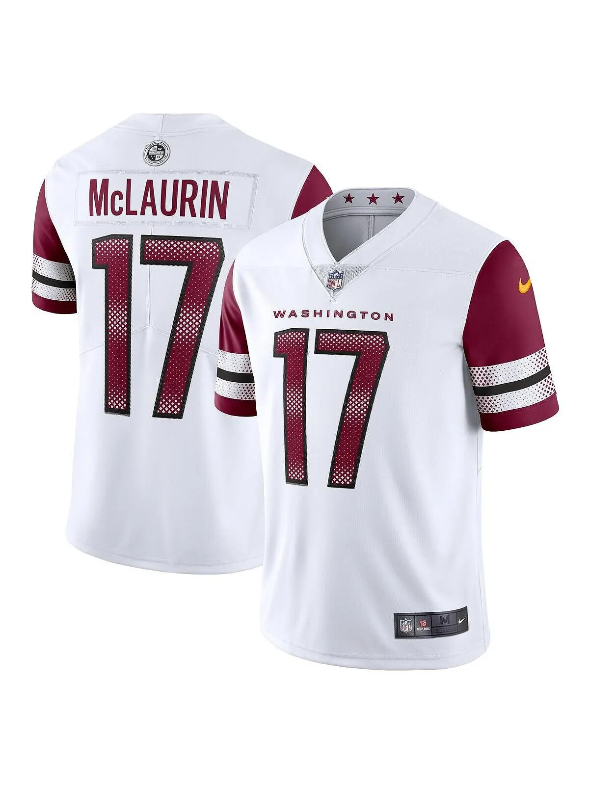 Мужская футболка Terry McLaurin White Washington Commanders Vapor Limited Nike — изображение 1 из 3, белый