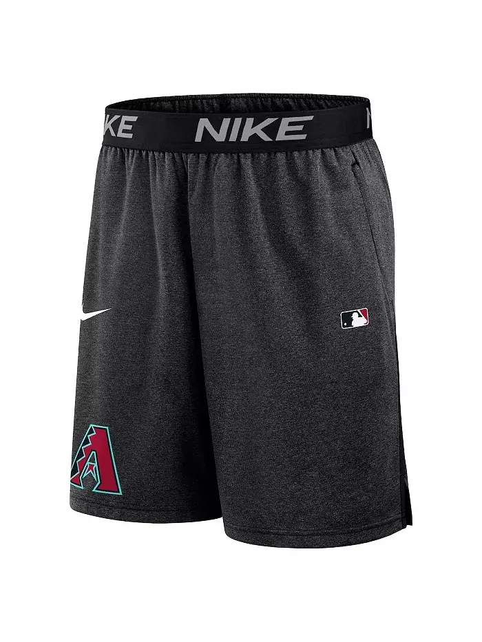 Мужские черные шорты Arizona Diamondbacks Authentic Collection Performance Knit Nike — изображение 2 из 3