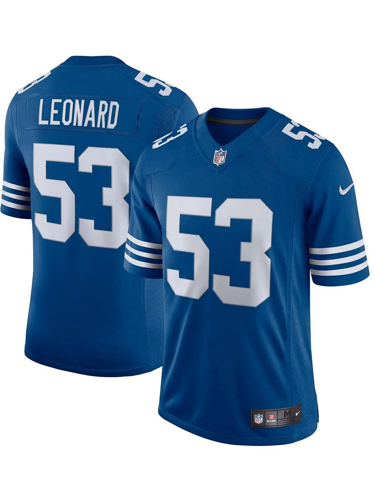 Мужская майка Darius Leonard Royal Indianapolis Colts Alternate Vapor Limited Nike — изображение 1 из 3, королевский