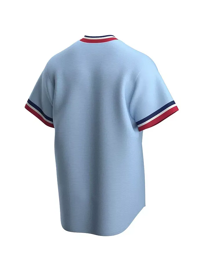 Мужская светло-синяя майка команды Minnesota Twins Road Cooperstown Collection Nike — изображение 3 из 3