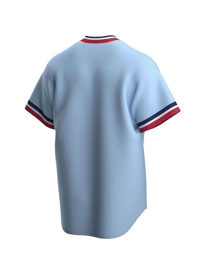 Мужская голубая майка команды Minnesota Twins Road Cooperstown Collection Team Nike — изображение 3 из 3, светлый синий