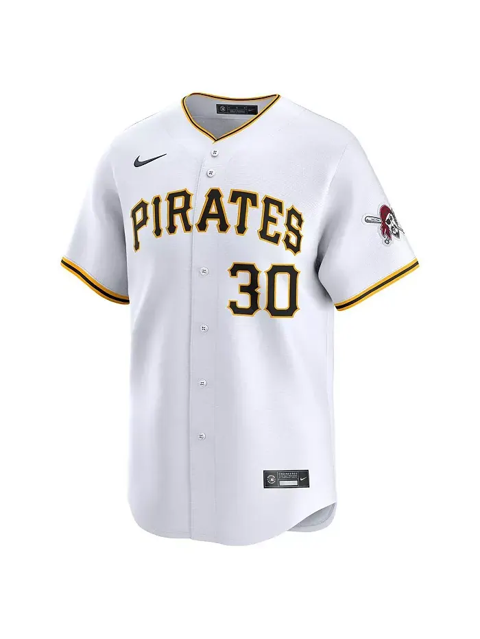 Мужская белая ограниченная игровая футболка Pittsburgh Pirates с именем Paul Skenes Nike — изображение 3 из 3