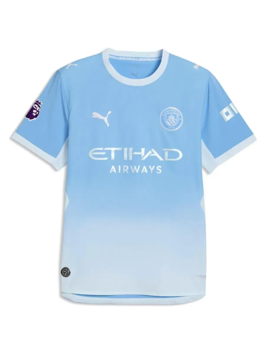 Футболка с коротким рукавом, аутентичная, с градиентным принтом Puma Manchester City 2026/27 Home — изображение 2 из 3