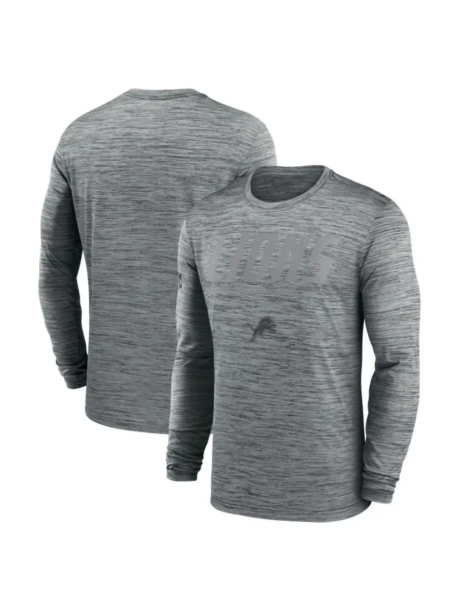 Футболка с длинным рукавом Dri-FIT Sideline Offensive Transition Velocity Nike — изображение 1 из 3, серый