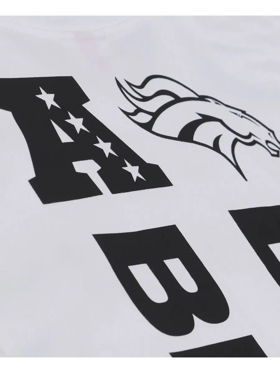 Футболка с принтом Monochrome Mitchell & Ness — изображение 4 из 5, белый