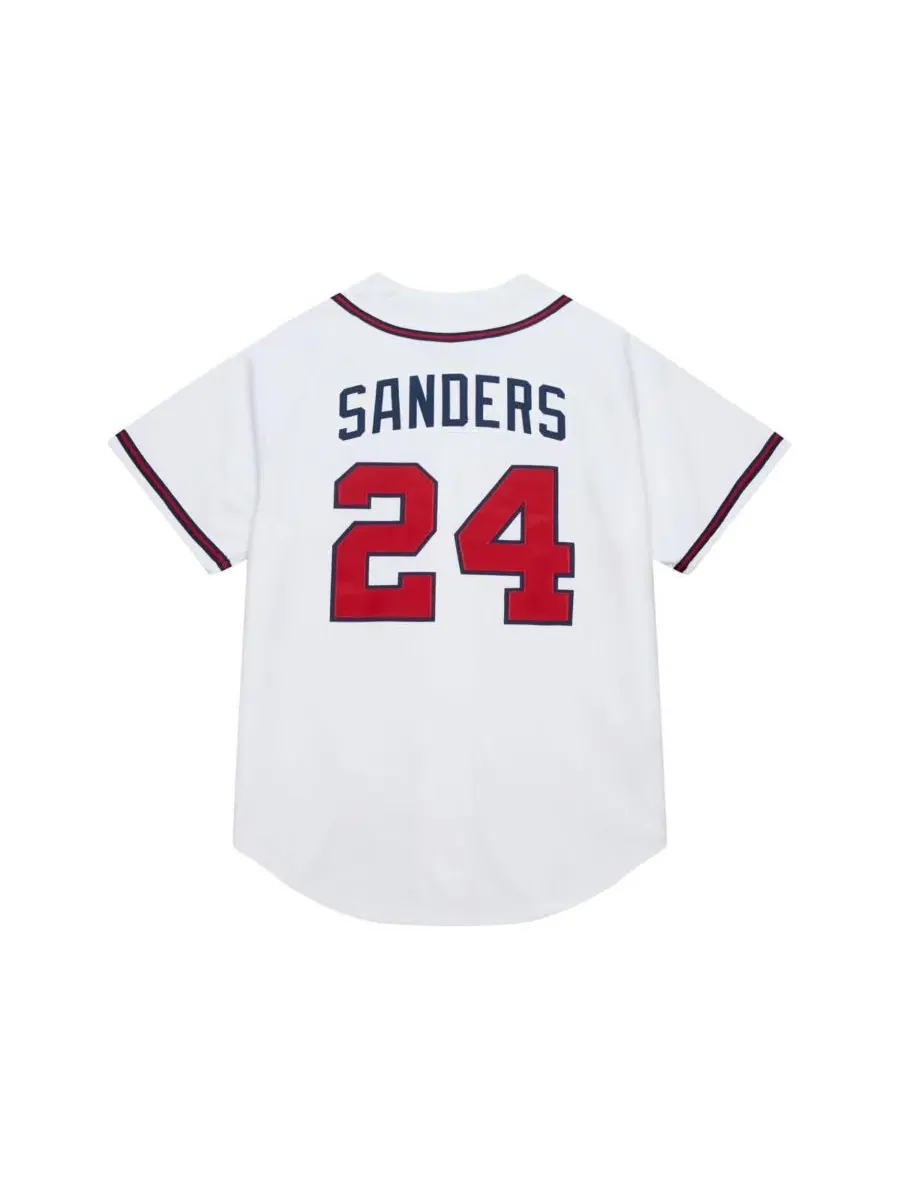 Джерси с принтом Deion Sanders Cooperstown Collection 1992 Authentic Mitchell & Ness — изображение 2 из 3, белый