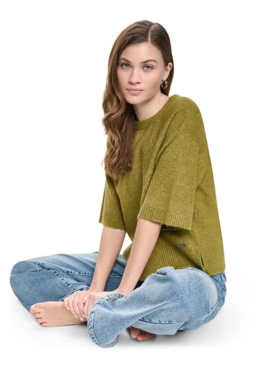 Пуловер с коротким рукавом Petite Short-Sleeve DKNY Jeans, Crocodile — изображение 4 из 6