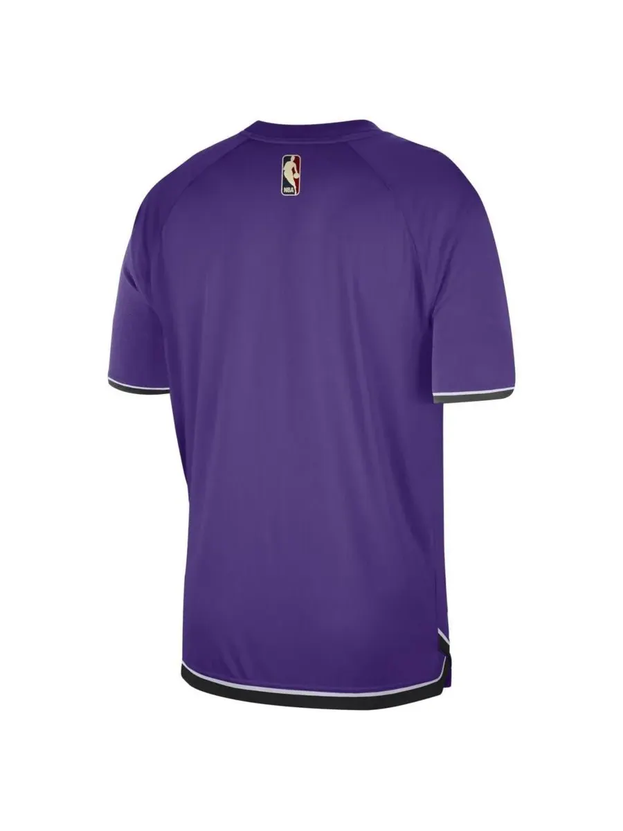 Nike Мужская фиолетовая футболка Sacramento Kings 2024/25 Classic Edition для предматчевой разминки — изображение 2 из 3