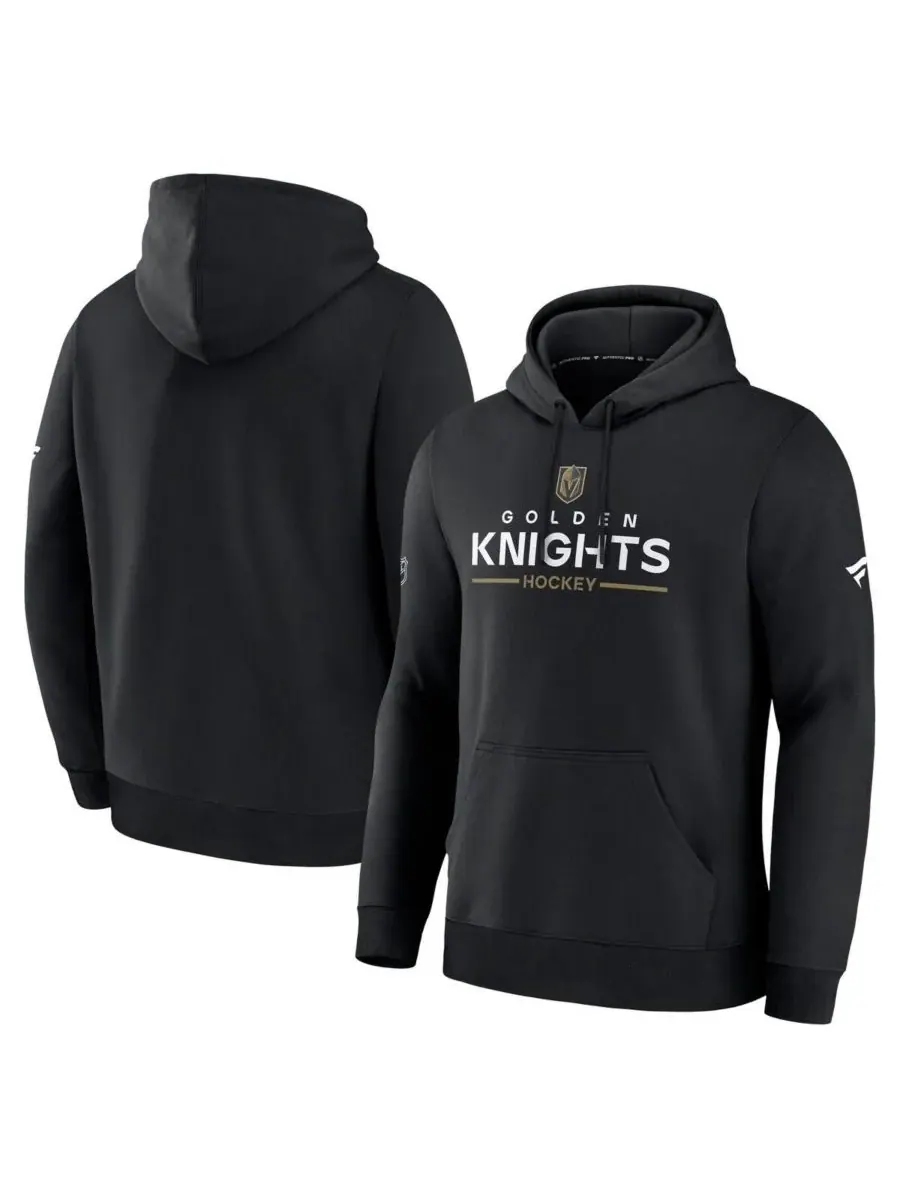 Fanatics Мужская черная толстовка Vegas Golden Knights Authentic Pro Primary — изображение 1 из 3, черный