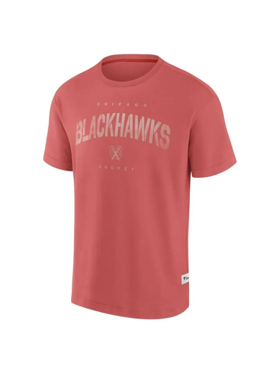 Fanatics Мужская красная футболка Chicago Blackhawks Elements WeatheRed Tonal Future Ground — изображение 2 из 3, красный