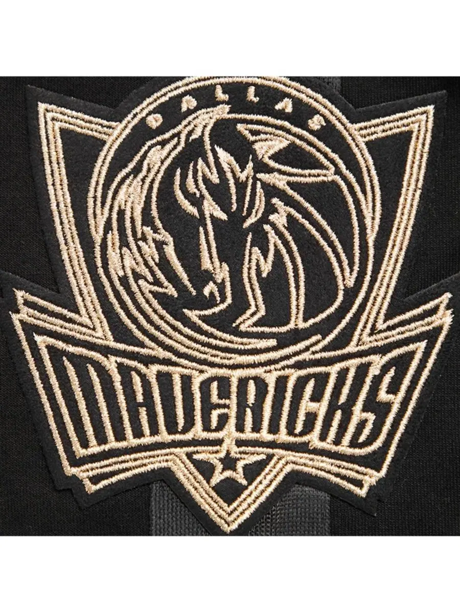 Pro Standard Мужские черные шорты с символикой команды Dallas Mavericks — изображение 5 из 5, черный