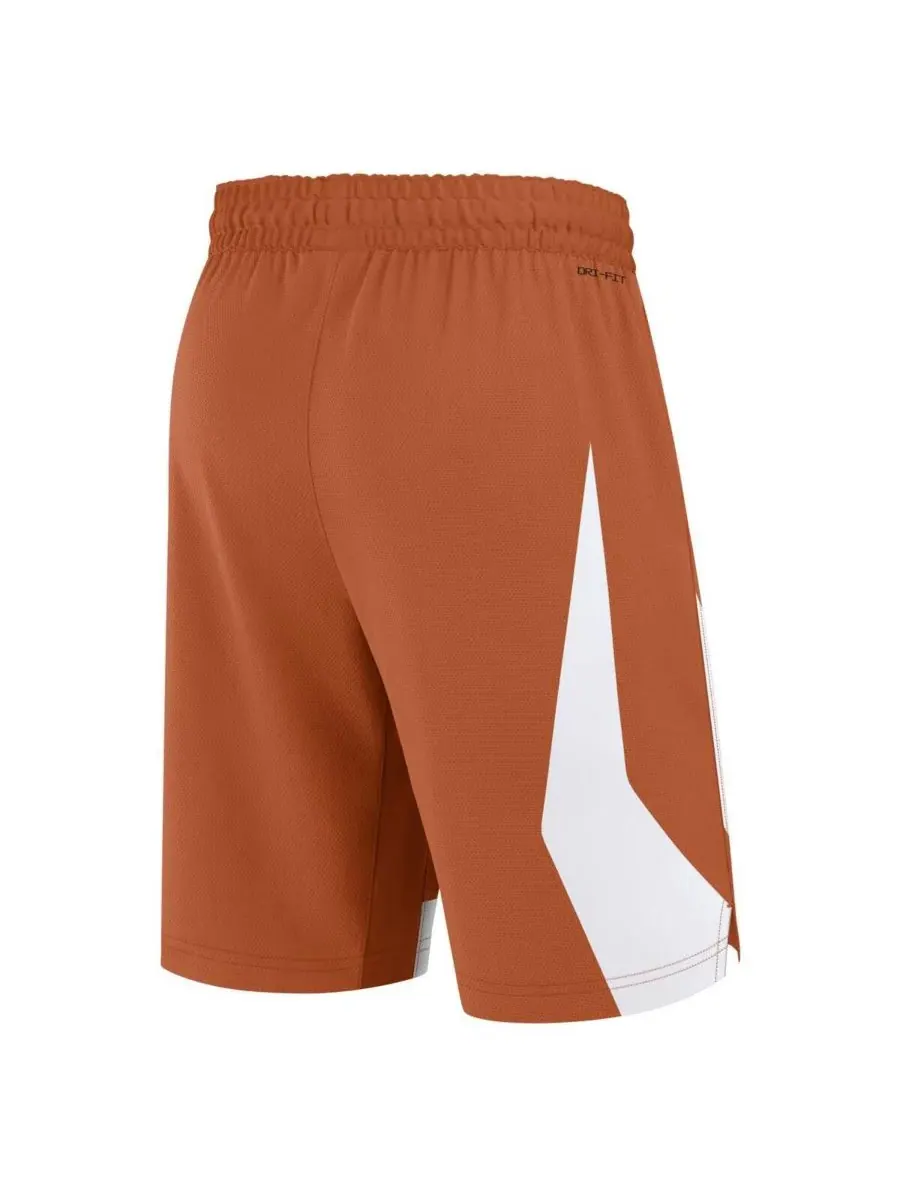 Nike Мужские спортивные шорты Texas Longhorns оранжевого цвета с логотипом команды Texas Longhorns — изображение 3 из 3