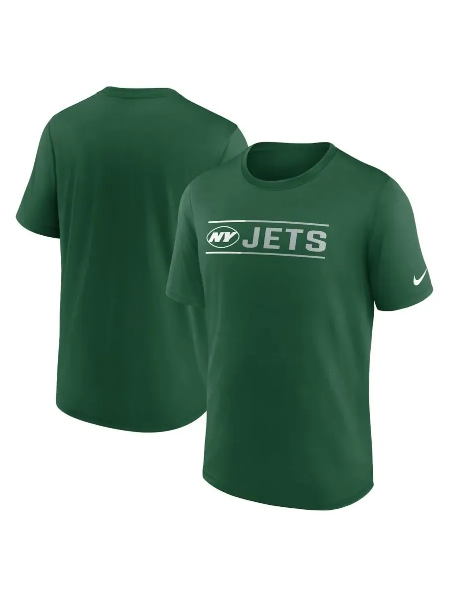 Nike Мужская зеленая футболка New York Jets Exceed Performance — изображение 1 из 3, зеленый