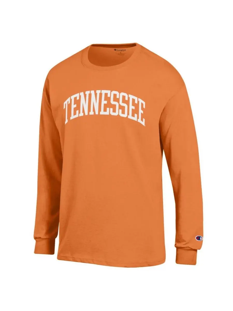 Champion Мужская футболка с длинным рукавом Tennessee Orange Tennessee Volunteers Basic Arch — изображение 3 из 3, оранжевый