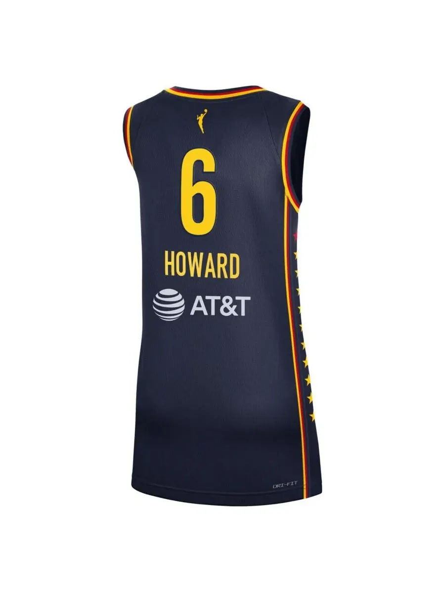 Nike Мужская и женская футболка Natasha Howard Navy Indiana Fever Explorer Edition Victory Jersey — изображение 3 из 3