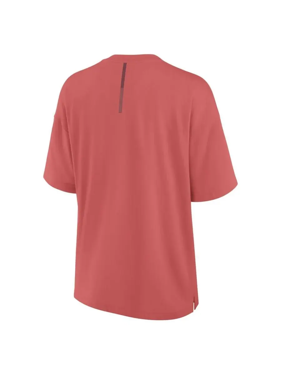 Fanatics Женская красная футболка Philadelphia Phillies Oversized Elements Raw Edge Future Ground — изображение 2 из 3