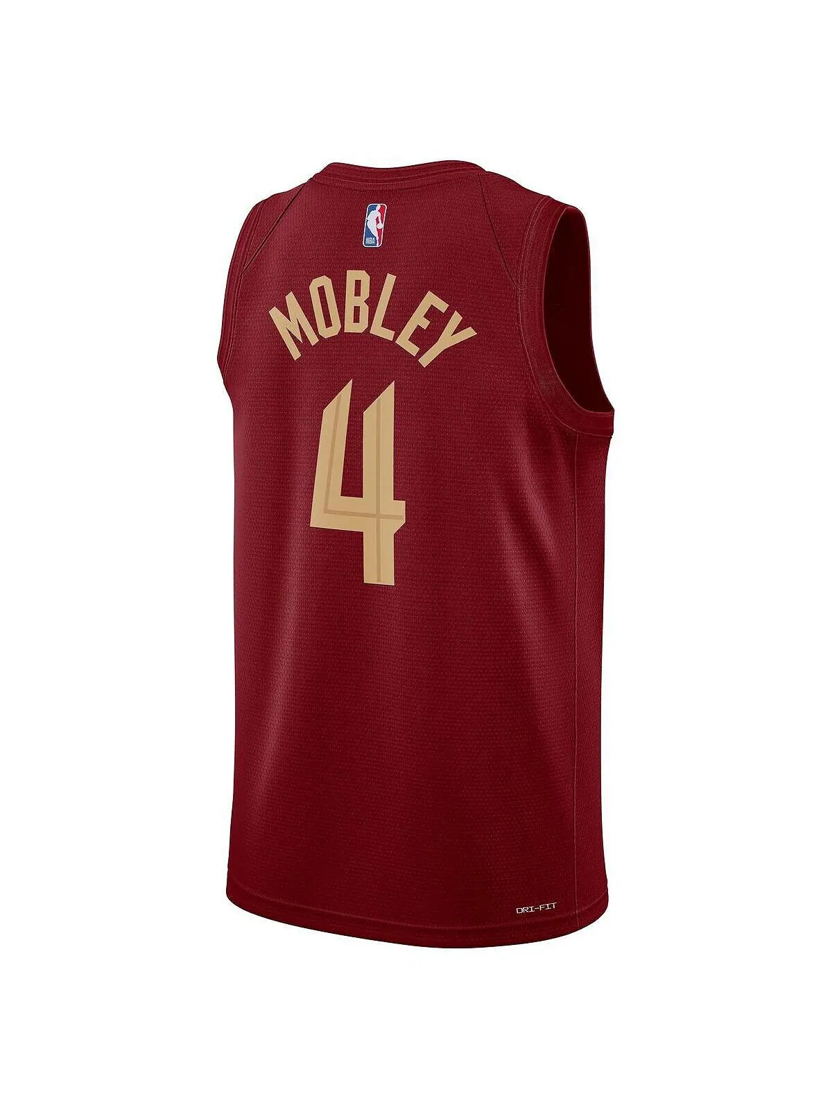 Мужская майка Swingman Evan Mobley Wine Cleveland Cavaliers 2022/23 — Icon Edition Nike — изображение 2 из 3, красный