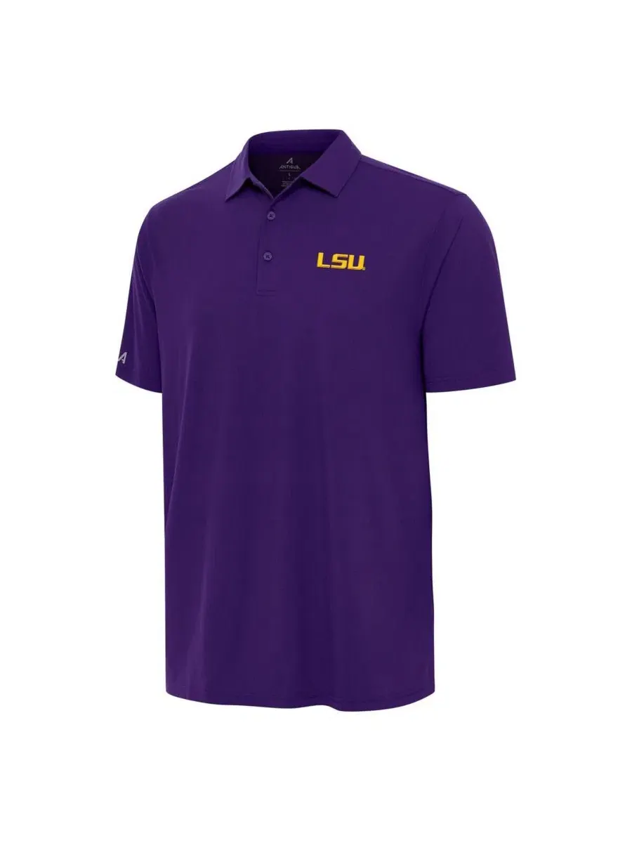 Мужская фиолетовая рубашка-поло LSU Tigers Era Antigua — изображение 1 из 1, фиолетовый