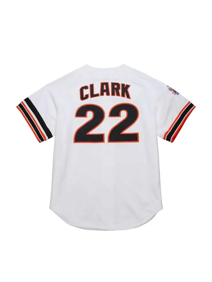 Мужская белая футболка Уилла Кларка, San Francisco Giants, коллекция Cooperstown 1989 года — изображение 3 из 3, белый