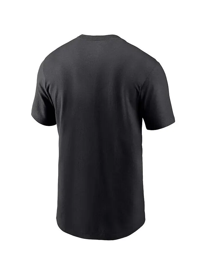 Мужская черная футболка Las Vegas Raiders Yard Line Fashion Asbury Nike — изображение 3 из 3