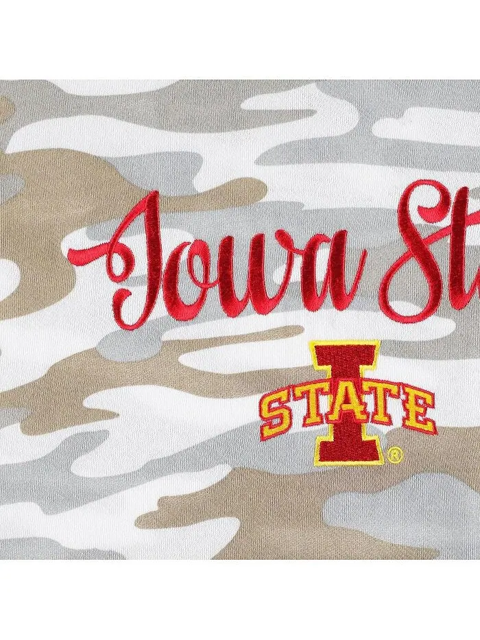 Женский пуловер с капюшоном и камуфляжным принтом Iowa State Cyclones San Pablo Pressbox — изображение 2 из 4