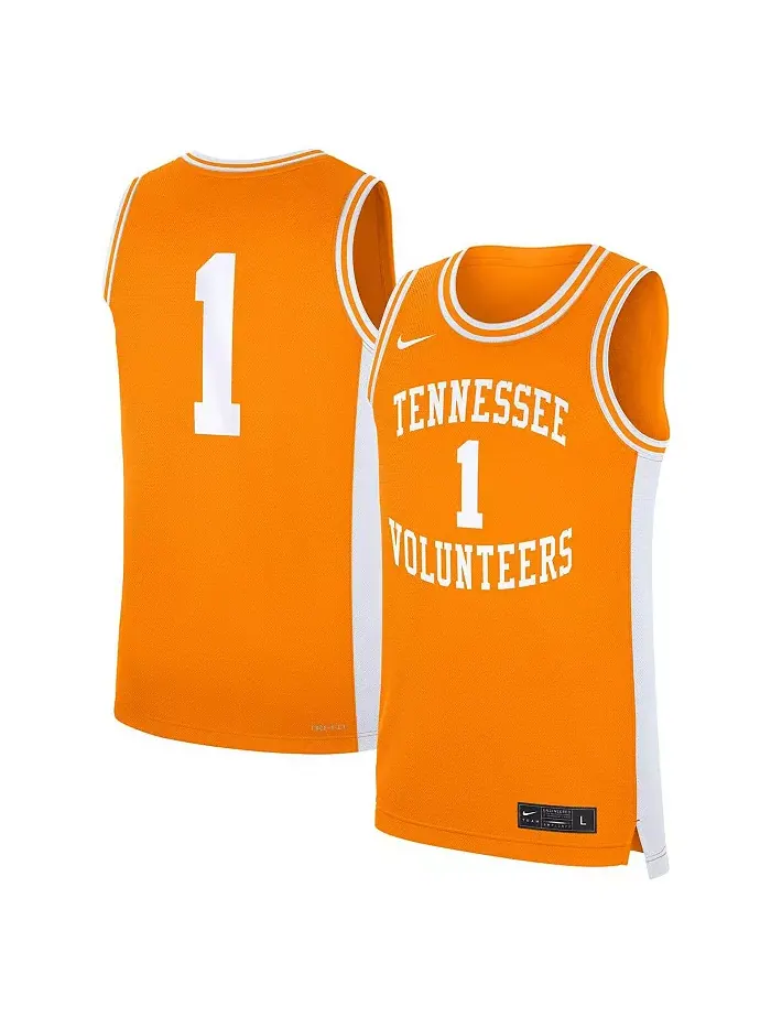 Мужская дорожная реплика джерси Tennessee Volunteers цвета Tennessee Orange 1 Nike — изображение 1 из 3